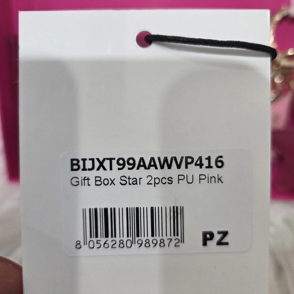 💕▪️Juicy Couture ▪️UK EXCLUSIVE Pink  Card Holder and Star Keychain Set